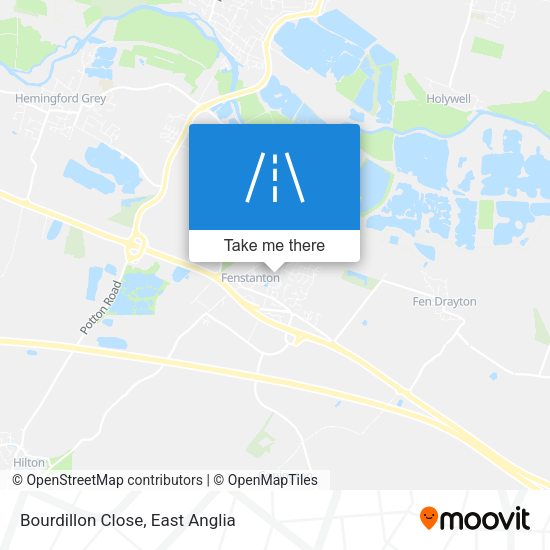 Bourdillon Close map