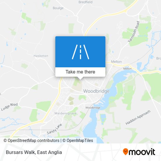 Bursars Walk map