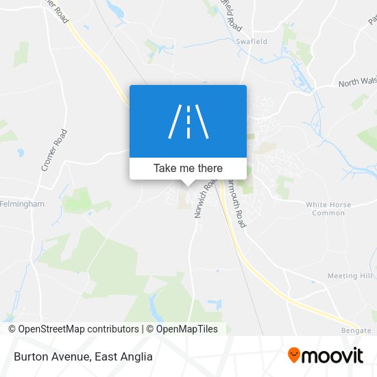 Burton Avenue map