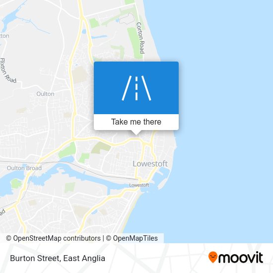 Burton Street map