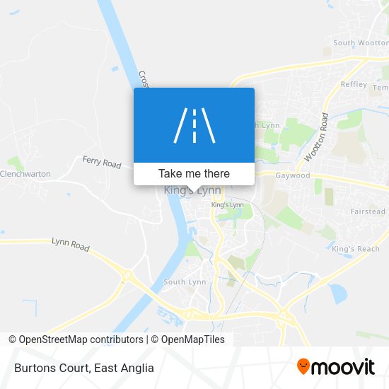 Burtons Court map