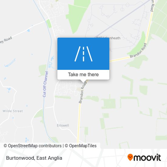Burtonwood map