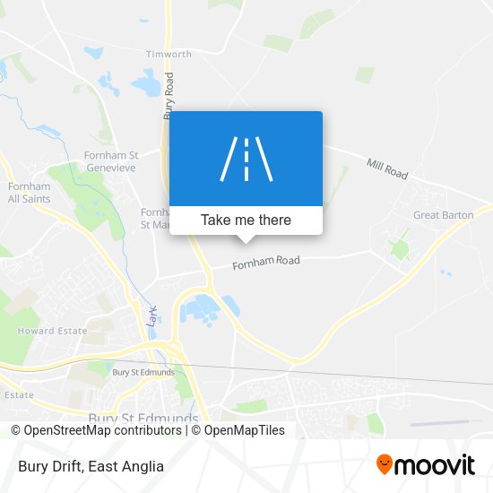 Bury Drift map