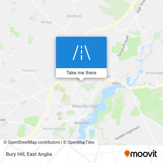 Bury Hill map