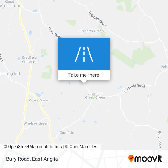 Bury Road map