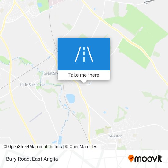 Bury Road map