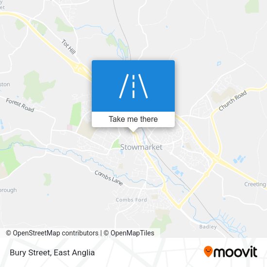 Bury Street map