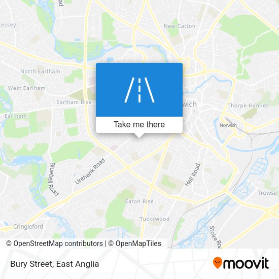 Bury Street map