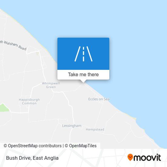 Bush Drive map