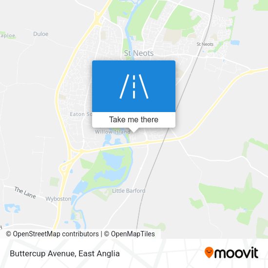 Buttercup Avenue map