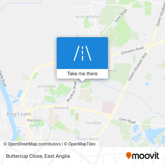 Buttercup Close map