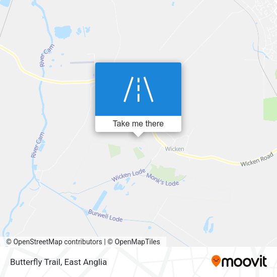 Butterfly Trail map