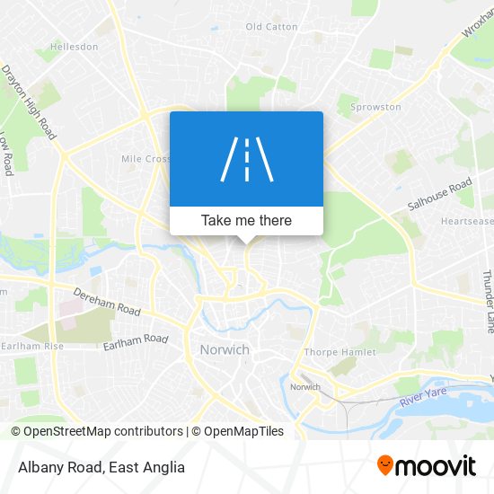 Albany Road map