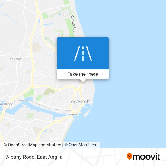Albany Road map