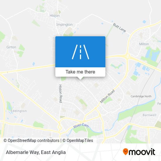 Albemarle Way map