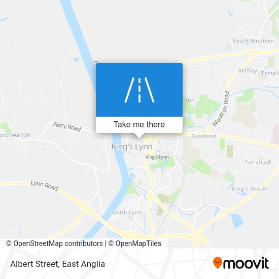 Albert Street map