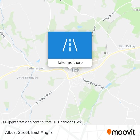 Albert Street map
