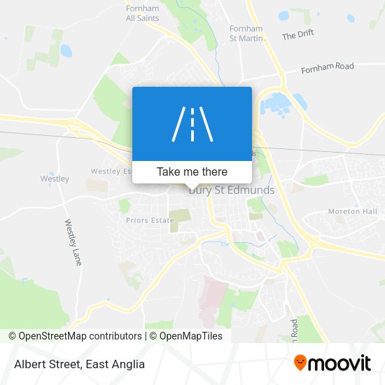Albert Street map