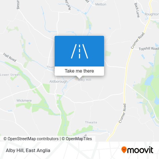 Alby Hill map