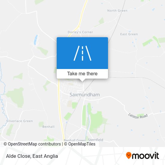 Alde Close map