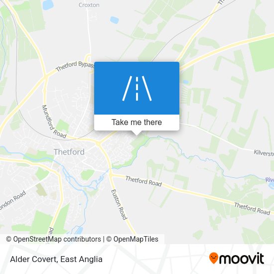Alder Covert map