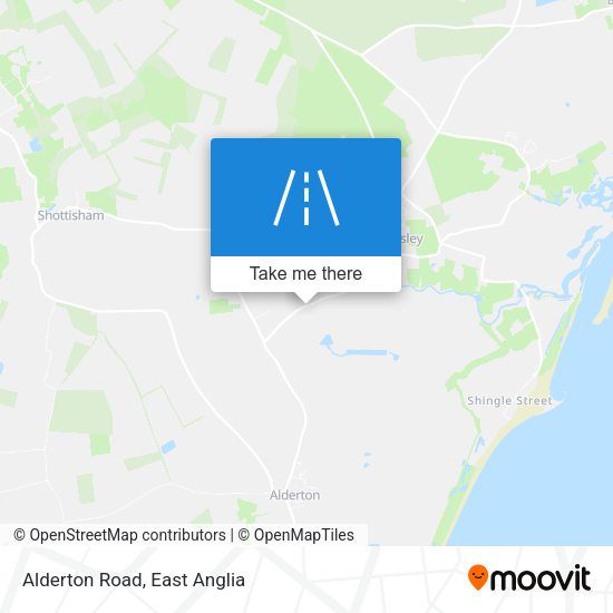 Alderton Road map