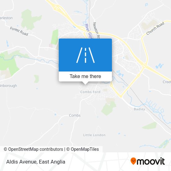 Aldis Avenue map