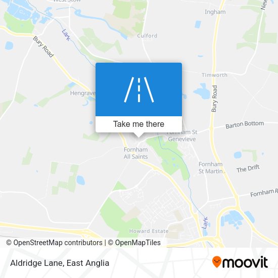 Aldridge Lane map