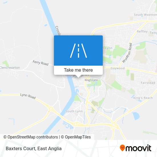 Baxters Court map