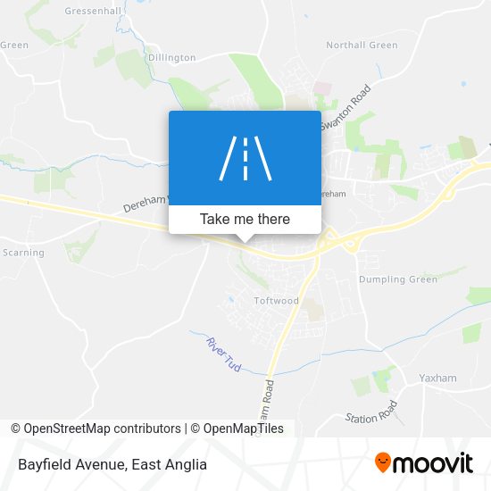 Bayfield Avenue map