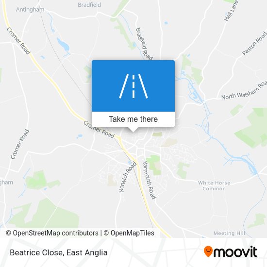 Beatrice Close map