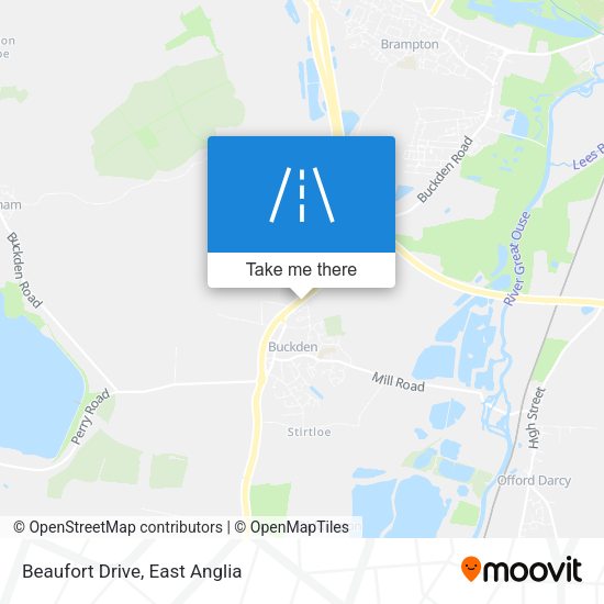 Beaufort Drive map