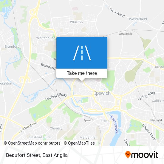 Beaufort Street map