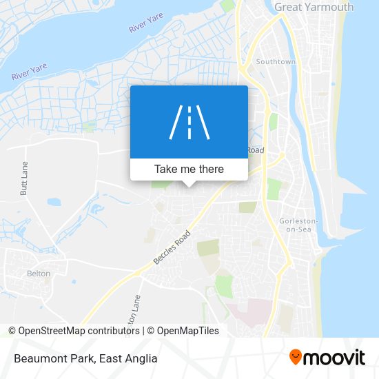 Beaumont Park map