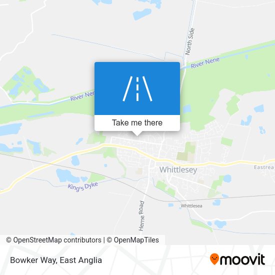 Bowker Way map