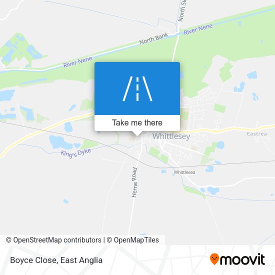 Boyce Close map