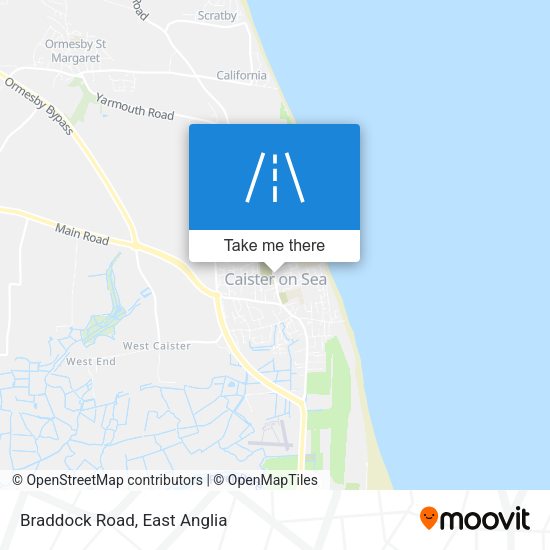 Braddock Road map