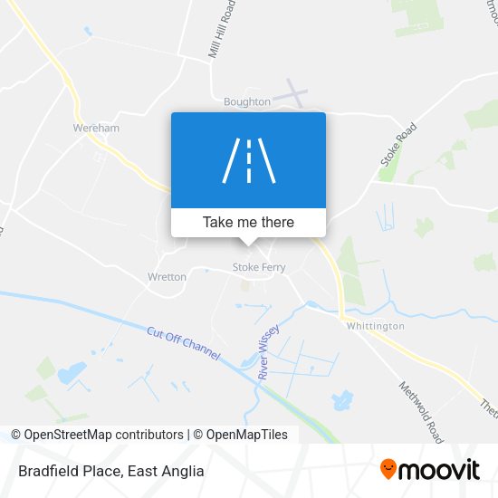 Bradfield Place map