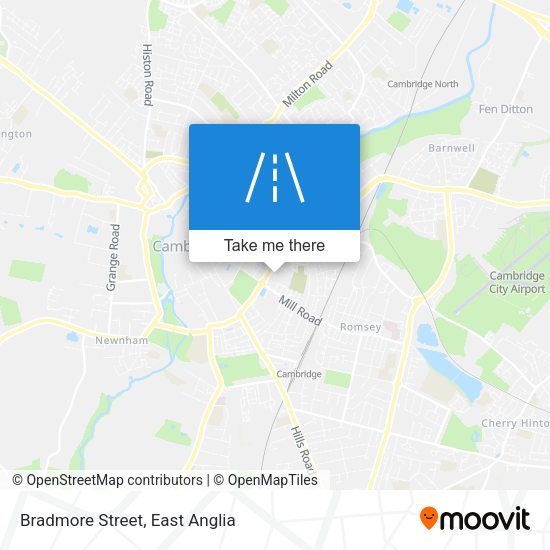 Bradmore Street map