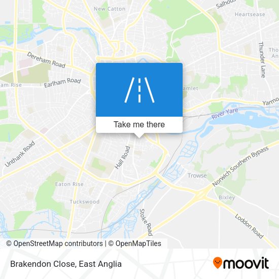 Brakendon Close map