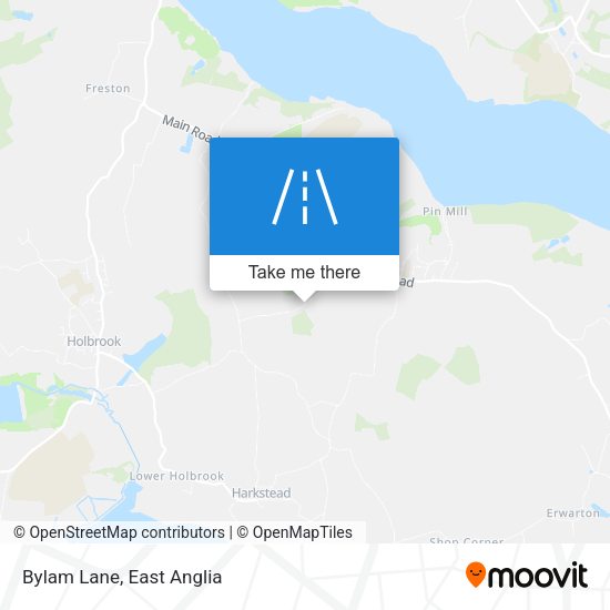 Bylam Lane map