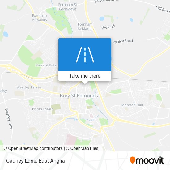Cadney Lane map