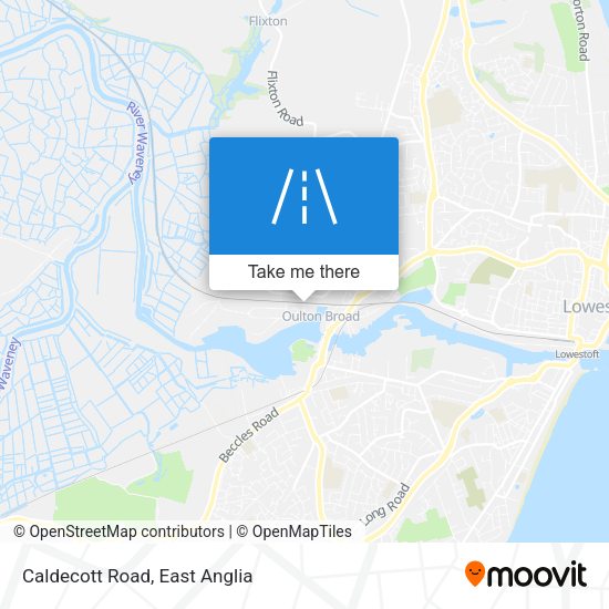 Caldecott Road map