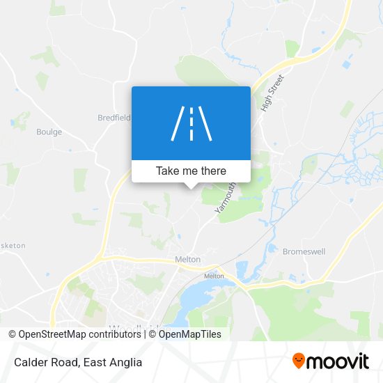 Calder Road map
