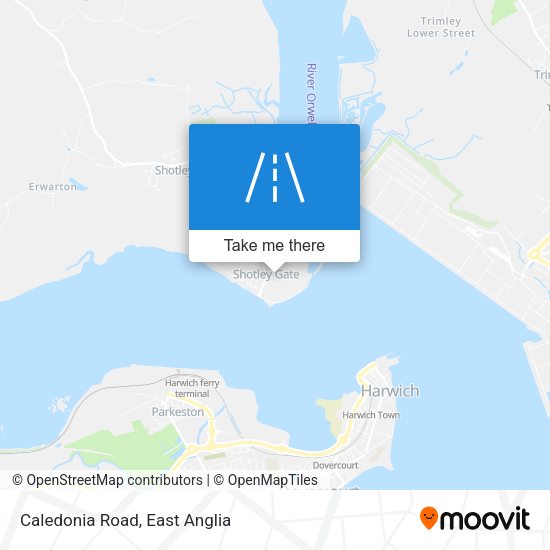 Caledonia Road map