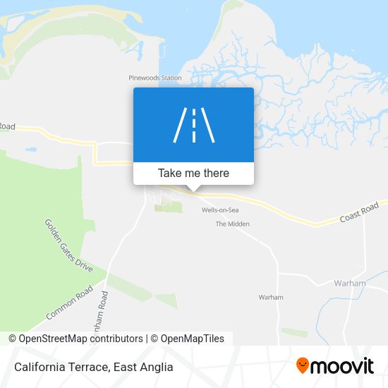 California Terrace map