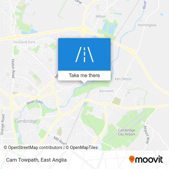 Cam Towpath map