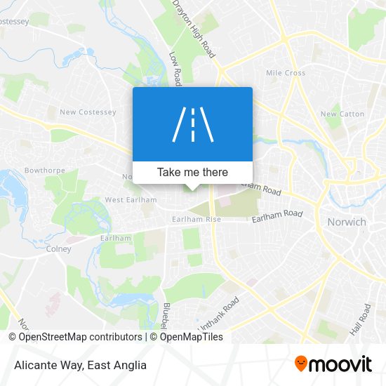 Alicante Way map