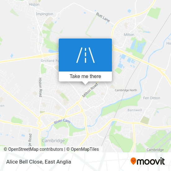 Alice Bell Close map
