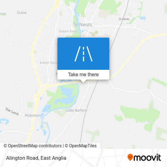 Alington Road map